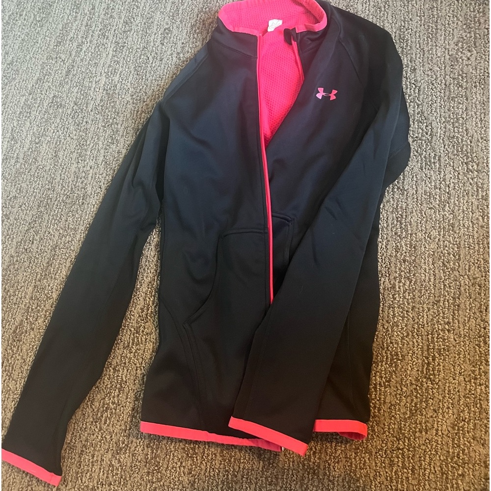 Under armor zip